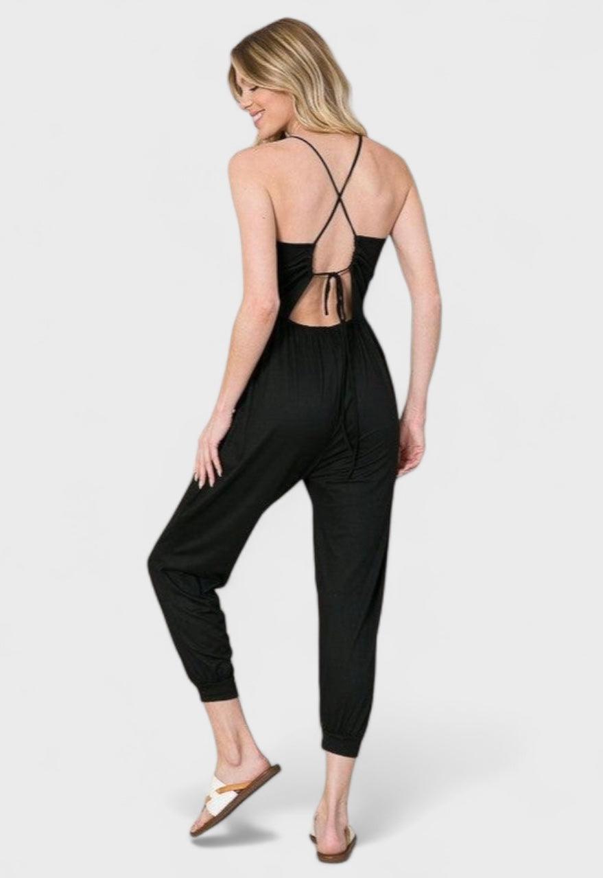 Harem Tie Back Jumpsuit Jumpsuits