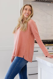 Jodifl Dusty Mauve Raglan Top Tops