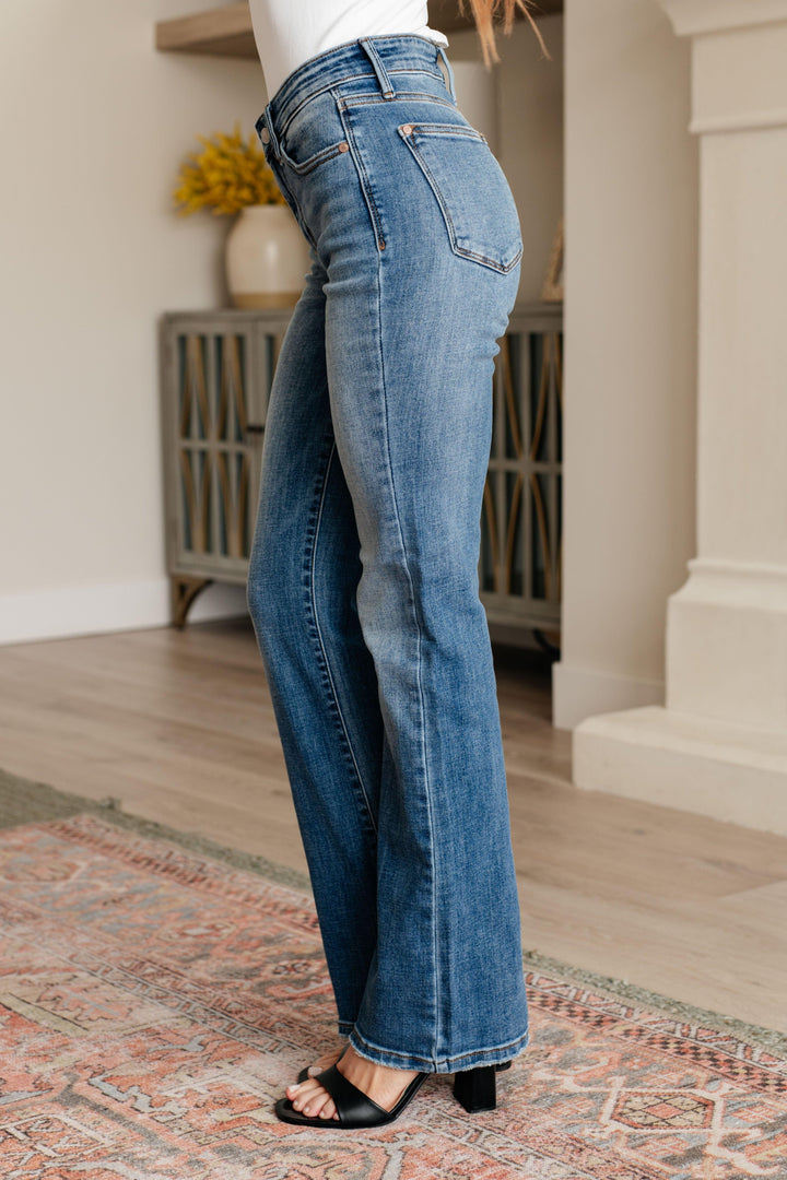 Judy Blue Mid Rise Vintage Bootcut Jeans Mid Rise Jeans