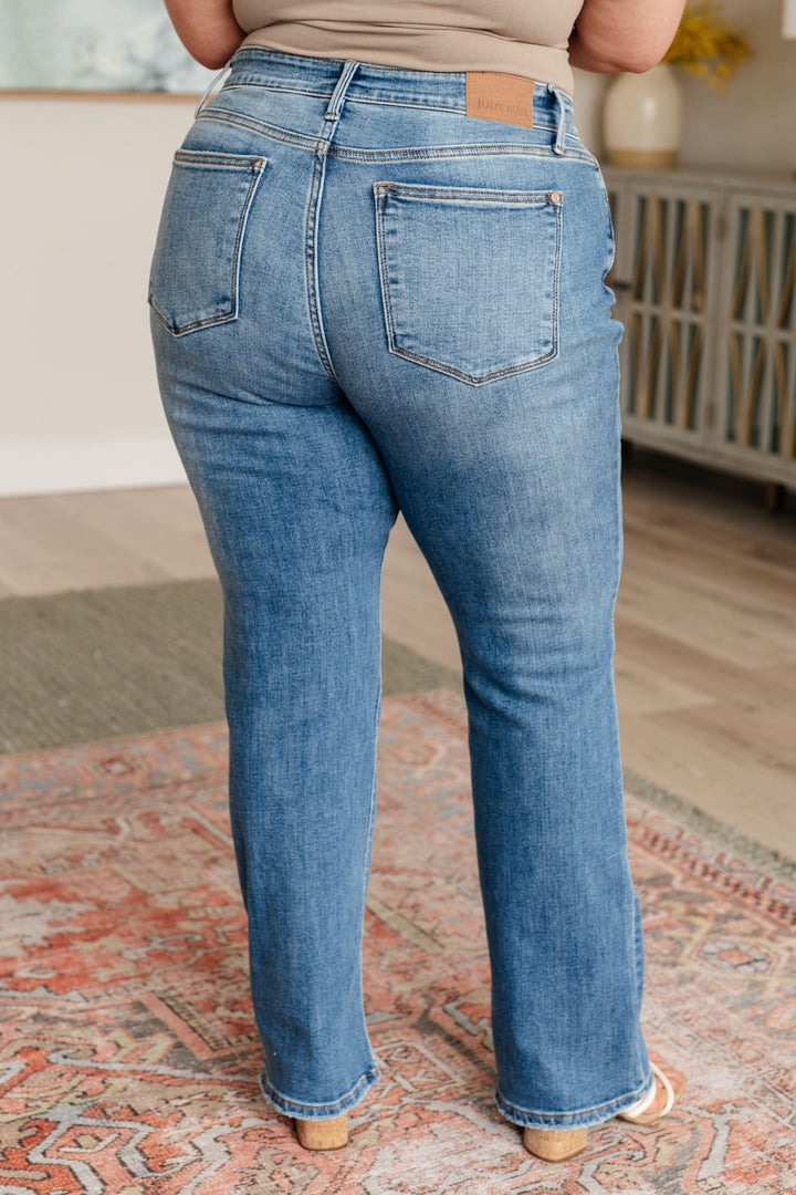 Judy Blue Mid Rise Vintage Bootcut Jeans Mid Rise Jeans