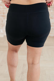 Getting Active Biker Shorts in Black Shorts