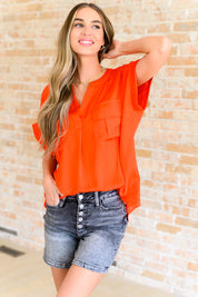Jodifl Cargo Pocket Blouse | Blouses Daverri Fashions