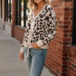 Haptics Leopard Print Front Tie Cardigan - DAVERRI FASHIONS