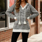 Snowbound Hoodie Sweater - DAVERRI FASHIONS