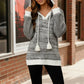 Snowbound Hoodie Sweater - DAVERRI FASHIONS