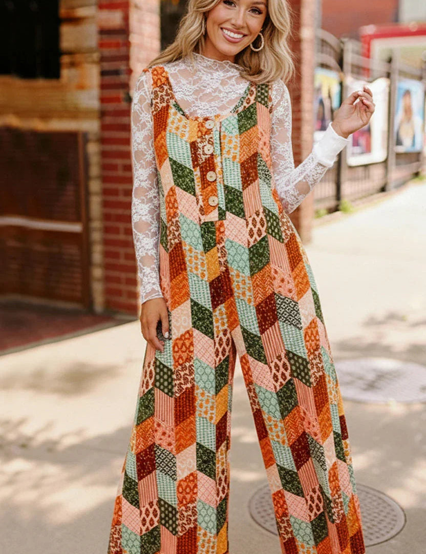 A Cozy Quilt Jumpsuit | Daverri Fashions