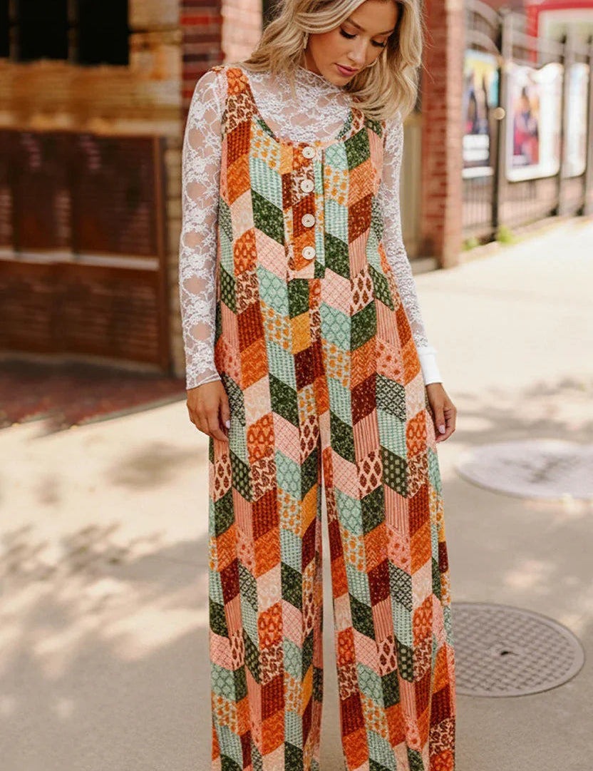 A Cozy Quilt Jumpsuit | Daverri Fashions