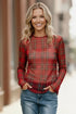 Plaid Babe Sheer Top - DAVERRI FASHIONS