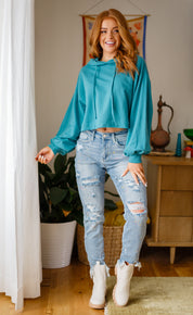 Hanging Out Hoodie Tops