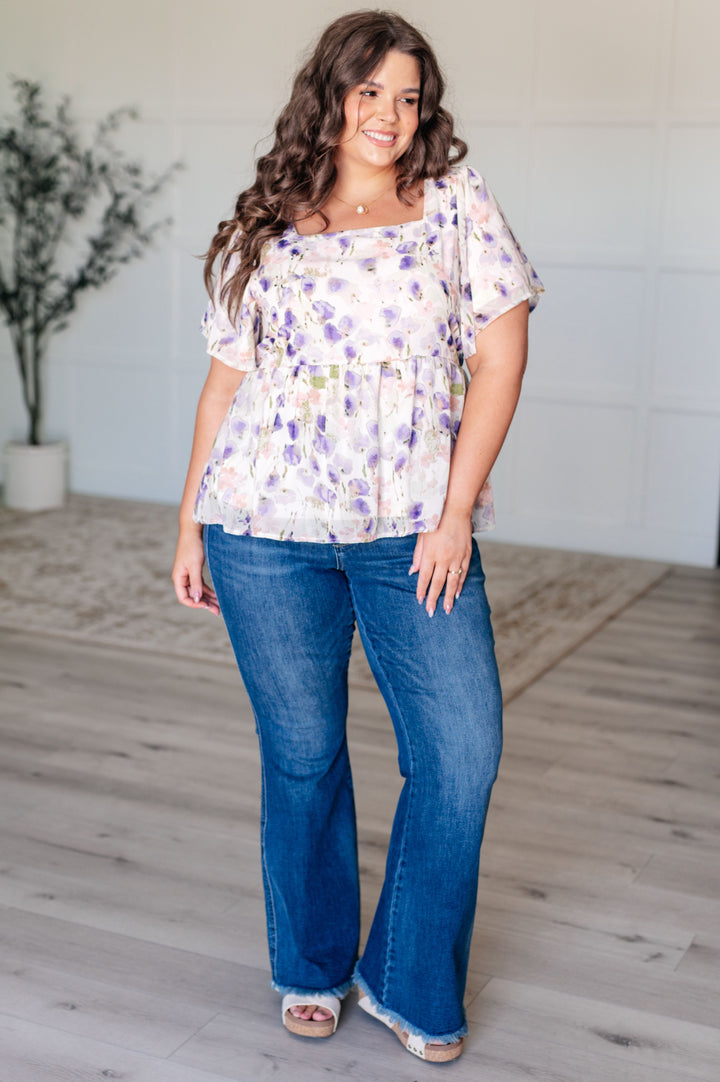 Harmoniously Together Square Neck Blouse Blouses