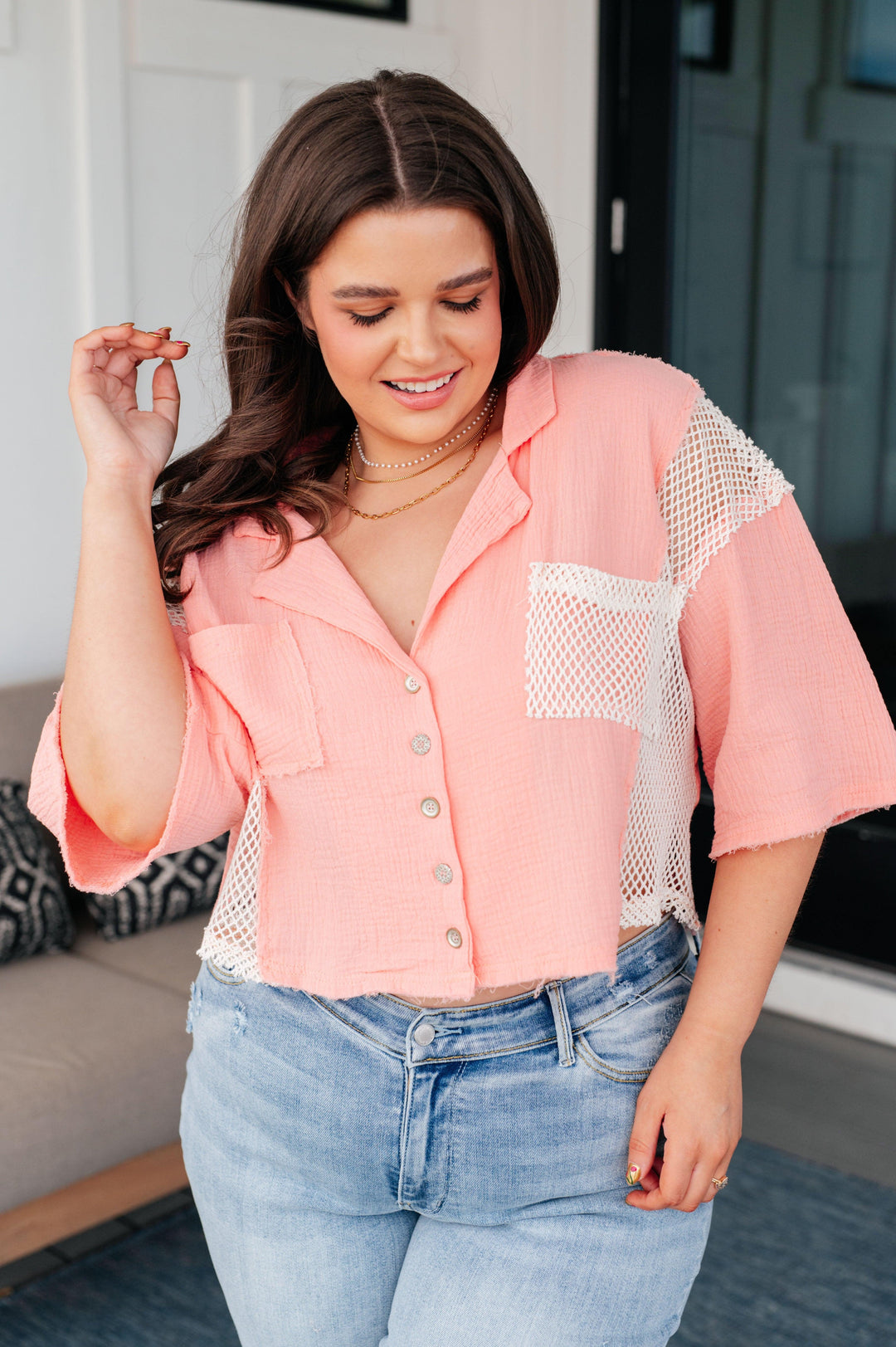 Havana Nights Button Up Top Shirts & Tops