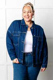 Have We Met Oversized Denim Jacket Denim