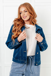 Have We Met Oversized Denim Jacket Denim