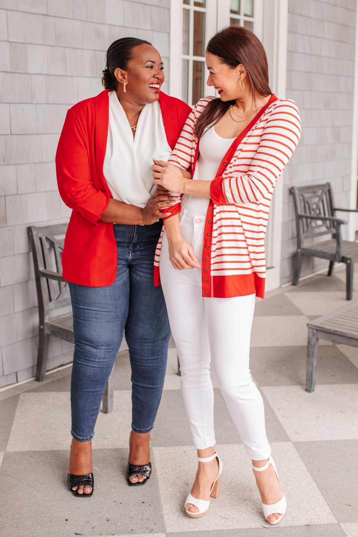 Have You Heard Cardigan in Red Clearance