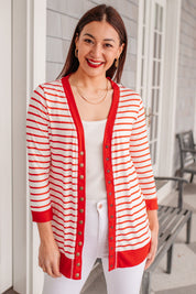 Have You Heard Cardigan in Red Clearance