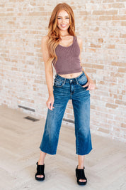 Hayes High Rise Wide Leg Crop Jeans Jeans