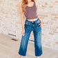 Hayes High Rise Wide Leg Crop Jeans - DAVERRI FASHIONS