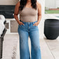 Hayes High Rise Wide Leg Crop Jeans - DAVERRI FASHIONS