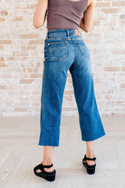 Hayes High Rise Wide Leg Crop Jeans Jeans