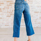 Hayes High Rise Wide Leg Crop Jeans - DAVERRI FASHIONS