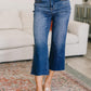 Hayes High Rise Wide Leg Crop Jeans - DAVERRI FASHIONS
