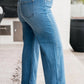 Hayes High Rise Wide Leg Crop Jeans - DAVERRI FASHIONS
