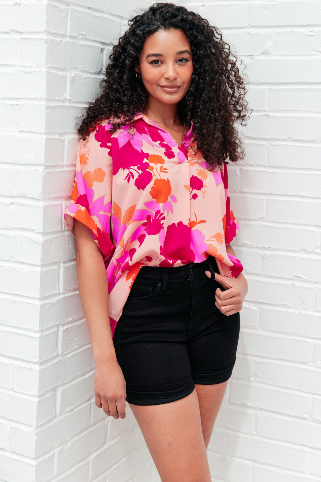 Hazy Cosmic Jive Relaxed Blouse Shirts & Tops