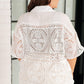 Very J Lace Button Down Shirt Shirts