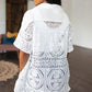 Very J Lace Button Down Shirt Shirts
