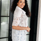 Very J Lace Button Down Shirt Shirts