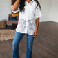 Very J Lace Button Down Shirt Shirts