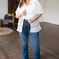 Very J Lace Button Down Shirt Shirts