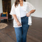 Very J Lace Button Down Shirt Shirts