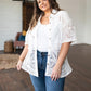 Very J Lace Button Down Shirt Shirts