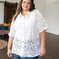 Very J Lace Button Down Shirt Shirts