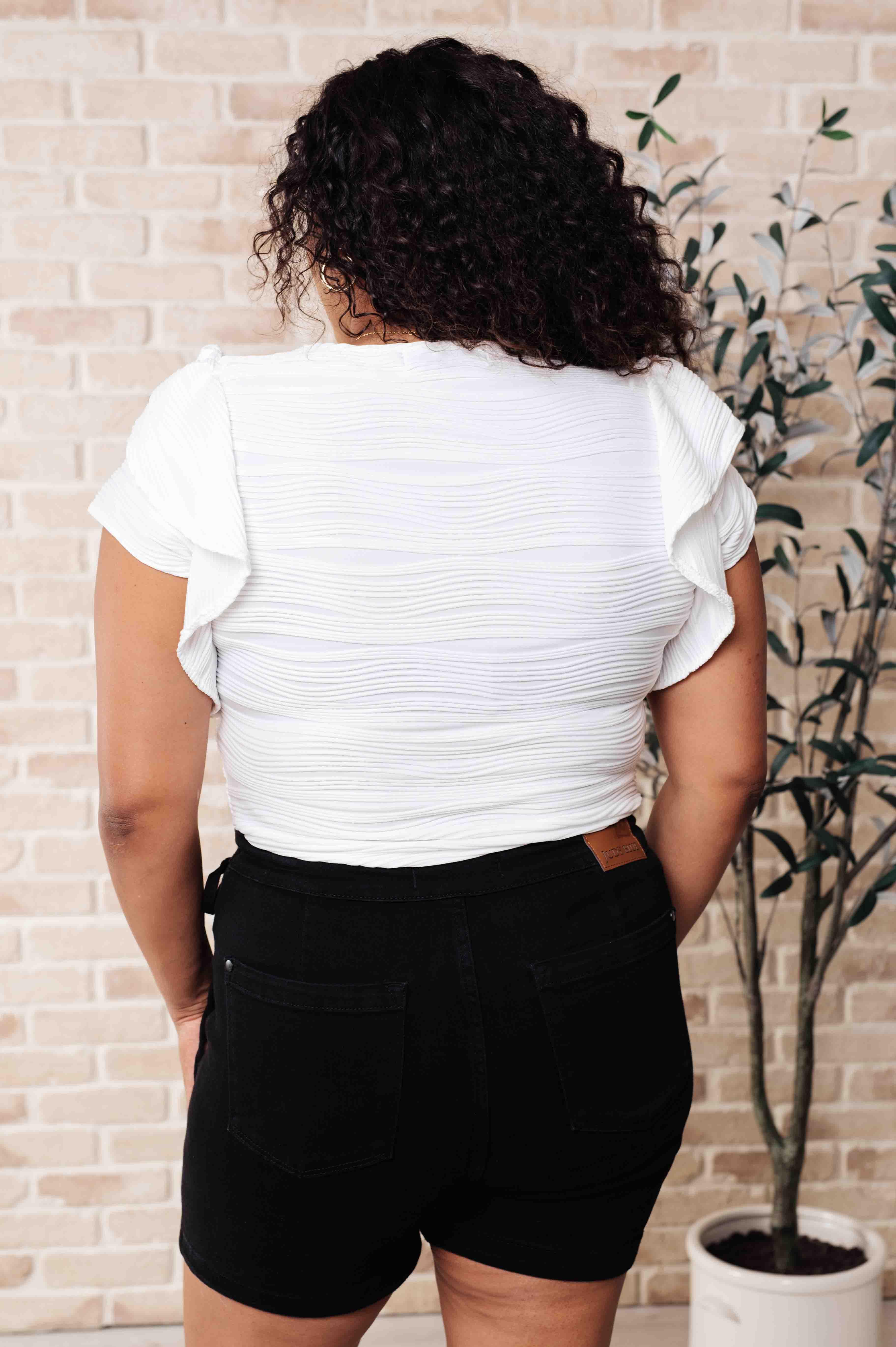 Highest Praise Ruffle Sleeve Blouse | Blouses Daverri Fashions
