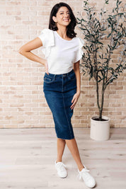 Highest Praise Ruffle Sleeve Blouse | Blouses Daverri Fashions