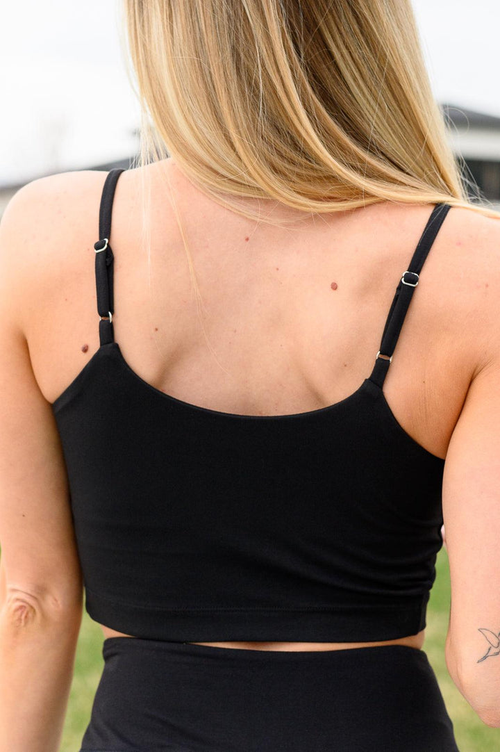 Hot Yoga Tank in Black Tank Tops