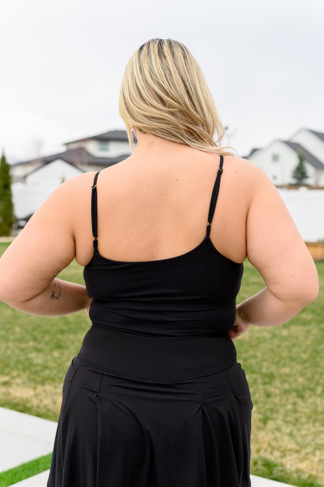 Hot Yoga Tank in Black Tank Tops