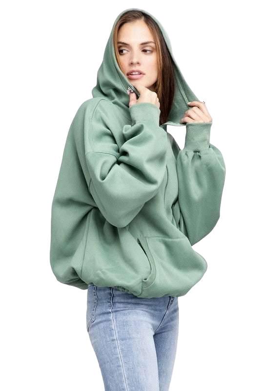 Front Pocket Half Zip Hoodie Hoodies