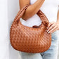 Butter Soft Vegan Leather Woven Handbag Handbags