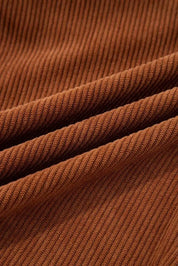 Daverri Fashions Casual Corduroy Drawstring Waist Pants