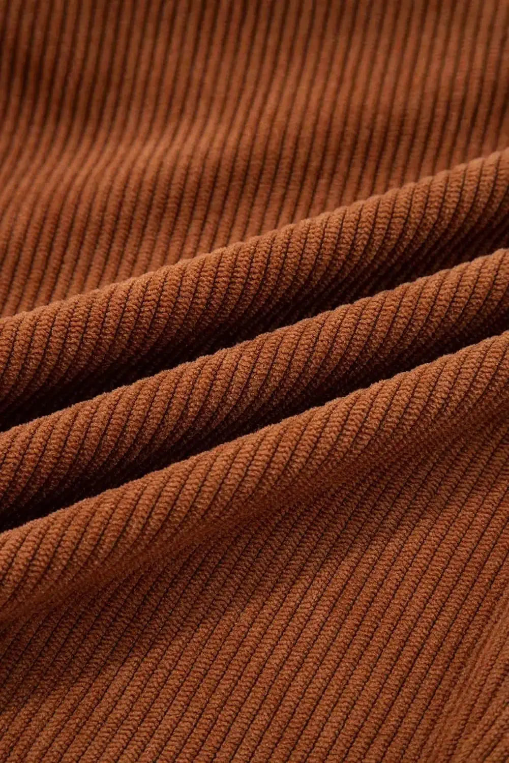 Warm brown corduroy fabric with vertical ribs from Daverri Fashions pants