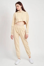 RIB CONTRAST JOGGER PANTS Loungewear