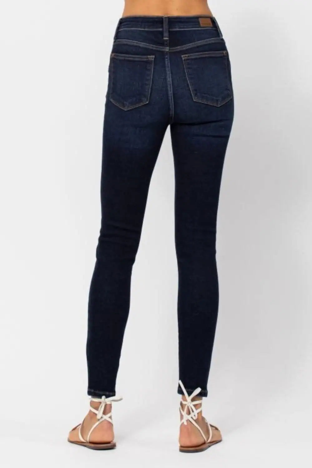 Judy Blue Full Size High Waist Handsand Skinny Jeans Bottoms