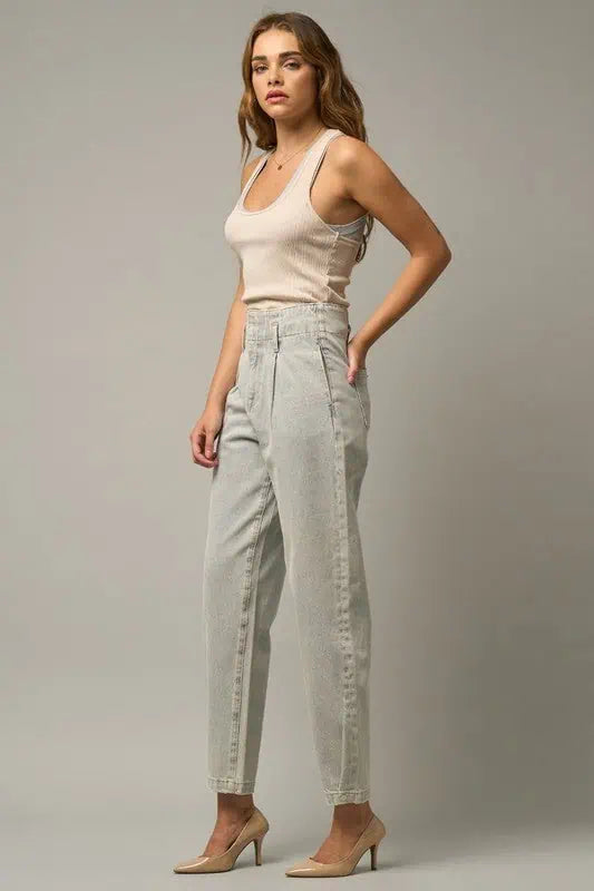 Super High Waist Balloon Jeans Jeans