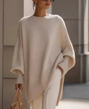 Women’s Oversized Batwing Sleeve Round Neck Sweater