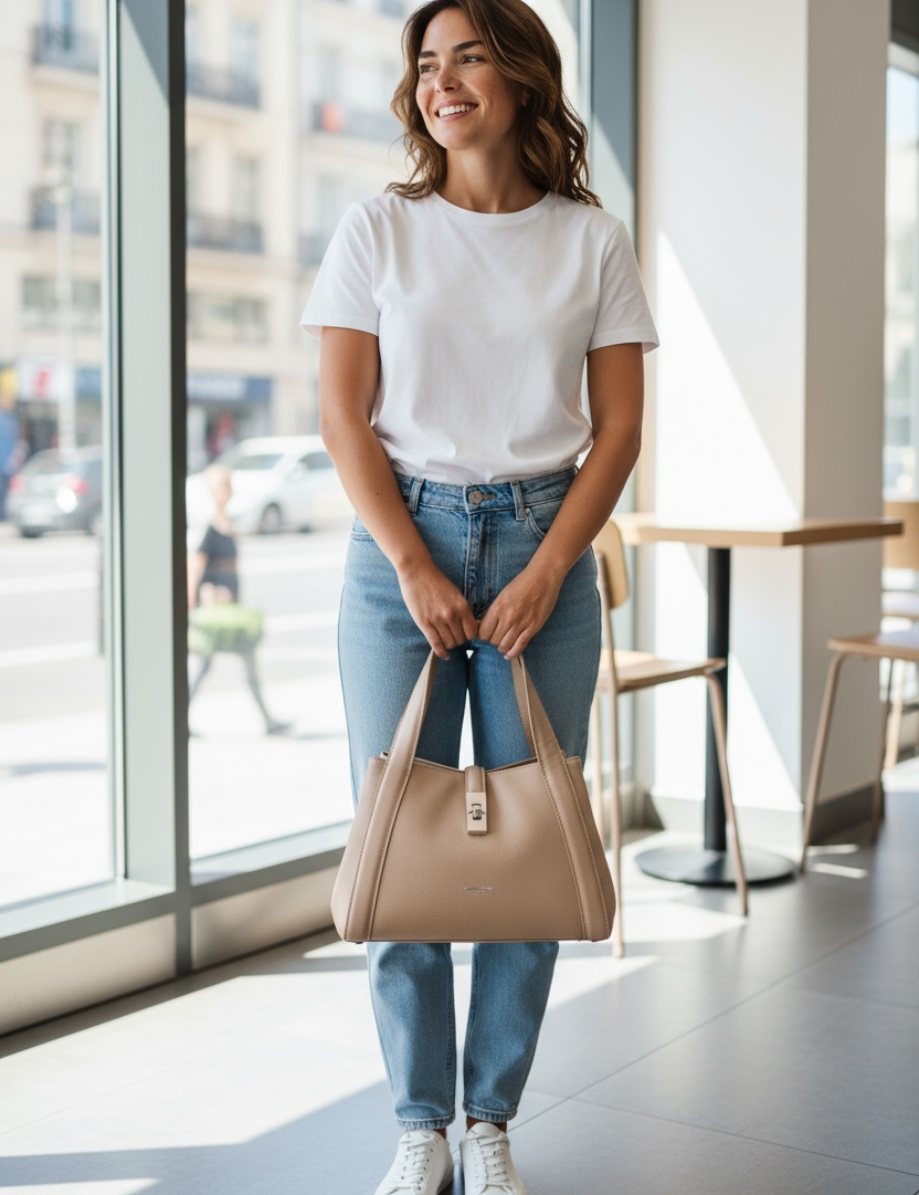 David Jones PU Leather Bucket Bag | Handbags Daverri Fashions