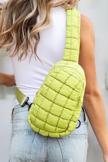 Quilted Crossbody Sling Bag Handbags