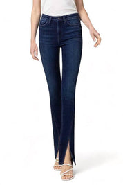 High Rise Slim Straight Front Slit Jeans HEBE 32 Jeans